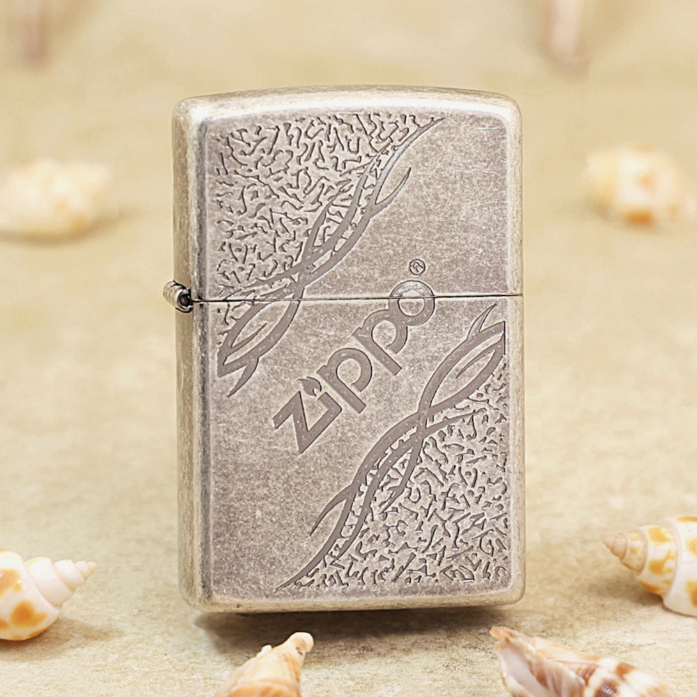 Zippo Tribal Logo Vintage Argent - KR09