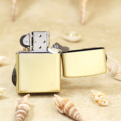 Zippo Venomous Snake Medallion Vintage Bronze - JP49
