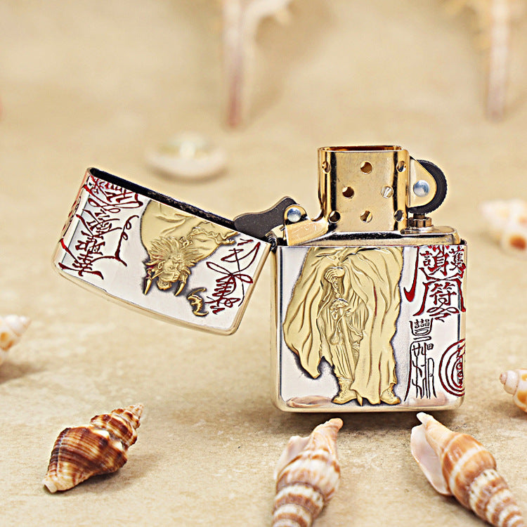 Zippo Zhong Kui Two-Finish Gold Foil Version - DS111