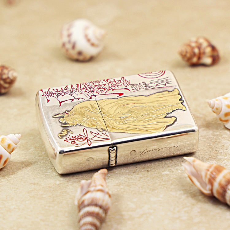 Zippo Zhong Kui Two-Finish Gold Foil Version - DS111