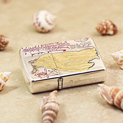 Zippo Zhong Kui Two-Finish Gold Foil Version - DS111