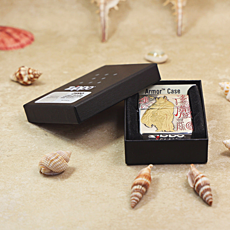 Zippo Zhong Kui Two-Finish Gold Foil Version - DS111