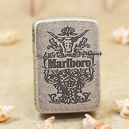 Zippo 1941 Antique Silver Marlboro Three Gunslingers - MC28