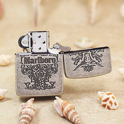 Zippo 1941 Antique Silver Marlboro Three Gunslingers - MC28