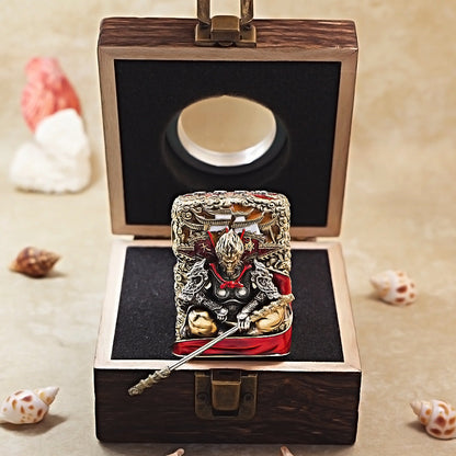 Zippo Vintage Bronze Havoc in Heaven Sun Wukong Case Case - CM87