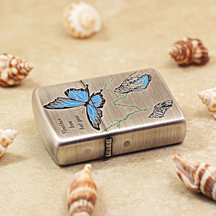 Zippo Vintage Argent Breaking the Cocoon Butterfly - DS170