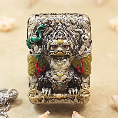 Zippo Vintage Argent Garuda Great Golden-Winged Peng Case Case - CM84