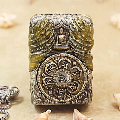Zippo Vintage Argent Garuda Great Golden-Winged Peng Case Case - CM84