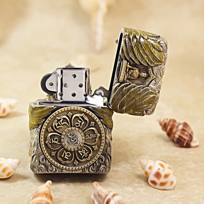 Zippo Vintage Argent Garuda Great Golden-Winged Peng Case Case - CM84