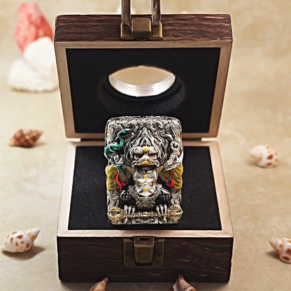 Zippo Vintage Argent Garuda Great Golden-Winged Peng Case Case - CM84