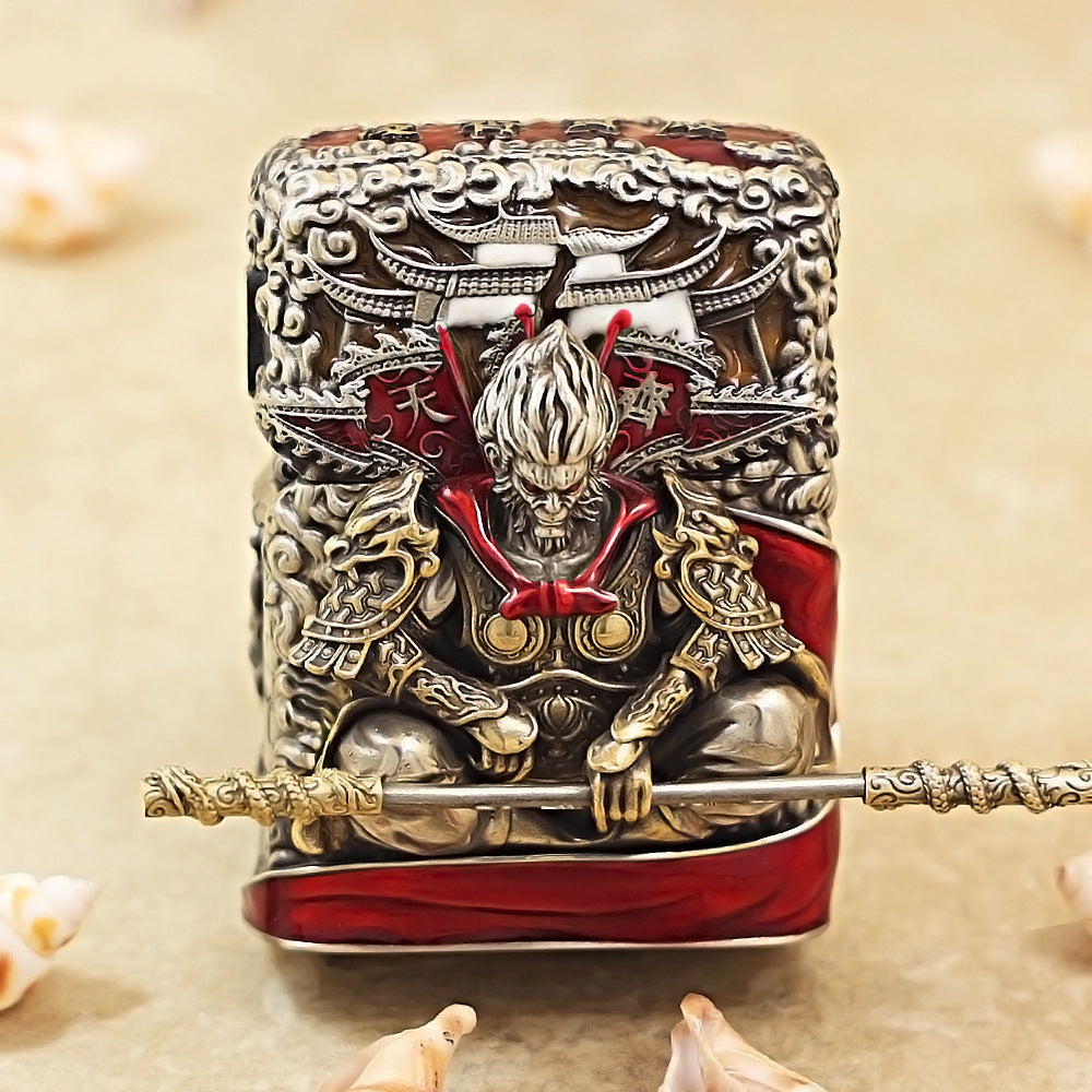 Zippo Vintage Argent Havoc in Heaven Sun Wukong Case Case - CM90