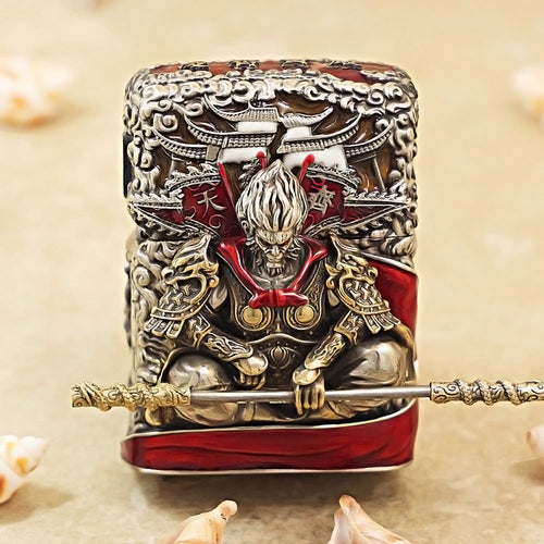 Zippo Vintage Argent Havoc in Heaven Sun Wukong Case Case - CM90