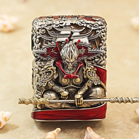 Zippo Vintage Argent Havoc in Heaven Sun Wukong Case Case - CM90