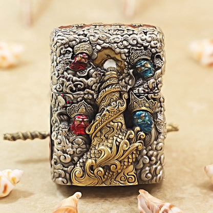 Zippo Vintage Argent Havoc in Heaven Sun Wukong Case Case - CM90