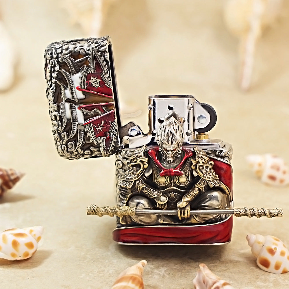 Zippo Vintage Argent Havoc in Heaven Sun Wukong Case Case - CM90