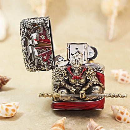 Zippo Vintage Argent Havoc in Heaven Sun Wukong Case Case - CM90