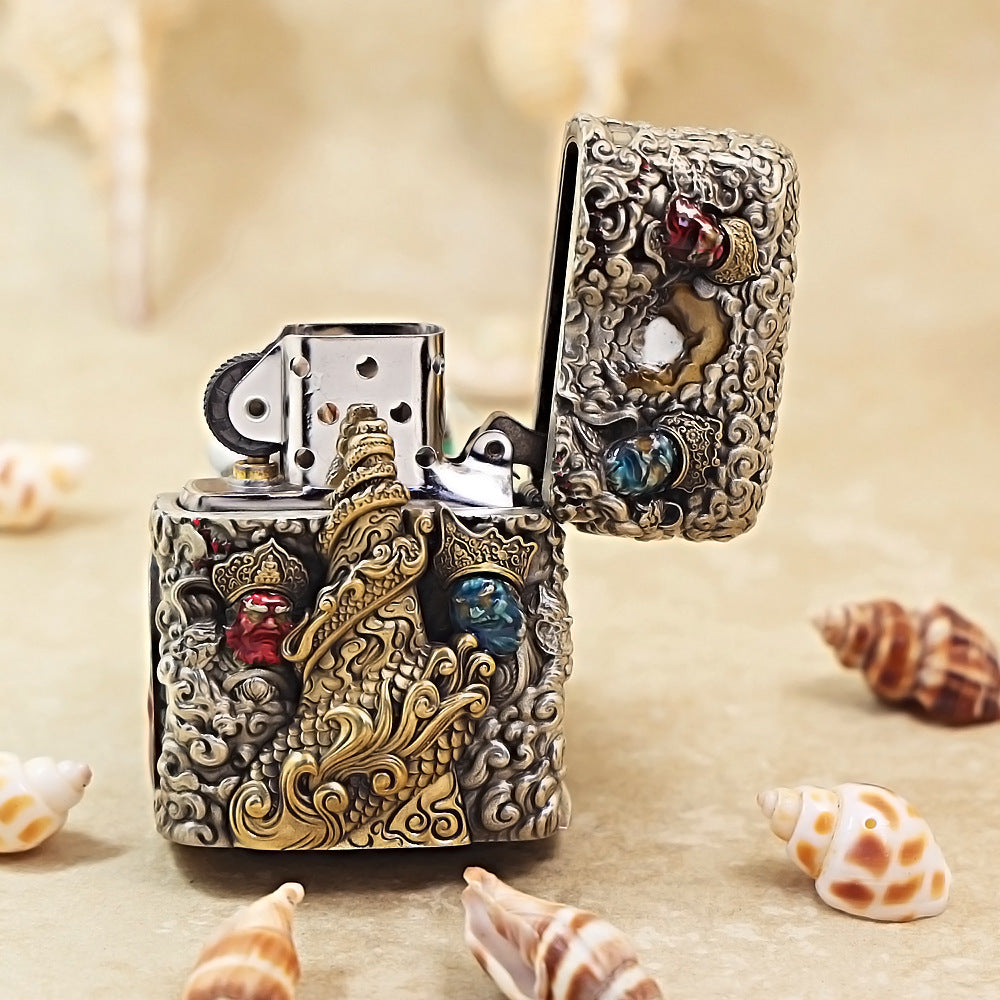 Zippo Vintage Argent Havoc in Heaven Sun Wukong Case Case - CM90