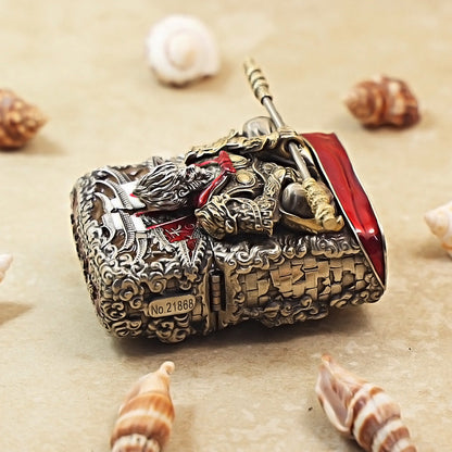 Zippo Vintage Argent Havoc in Heaven Sun Wukong Case Case - CM90