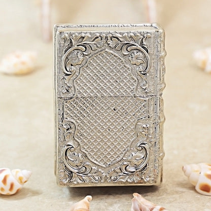 Zippo Vintage Argent Holy Bible Crucifix Case Case - CM73