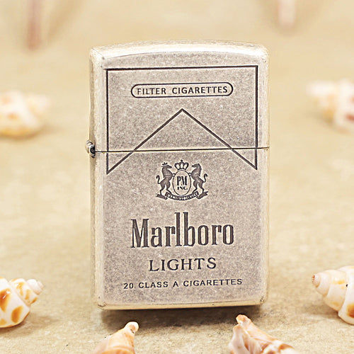 Zippo Antique Silver Marlboro - MC25