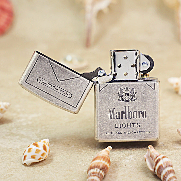 Zippo Antique Silver Marlboro - MC25