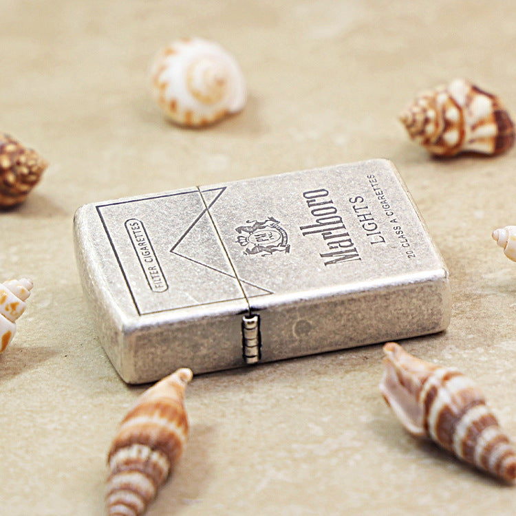 Zippo Antique Silver Marlboro - MC25