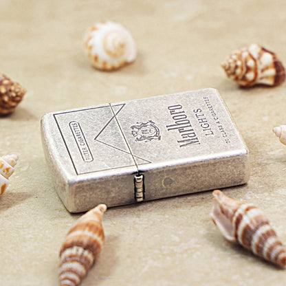 Zippo Antique Silver Marlboro - MC25