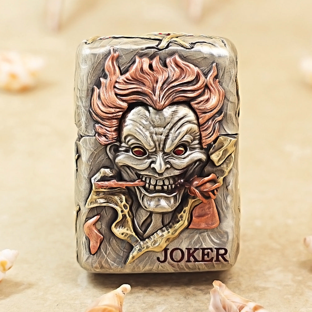 Zippo Vintage Argent Rose Joker Heavy-duty Case Case - CM76