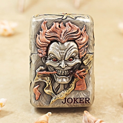 Zippo Vintage Argent Rose Joker Heavy-duty Case Case - CM76