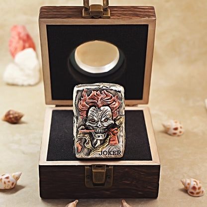Zippo Vintage Argent Rose Joker Heavy-duty Case Case - CM76