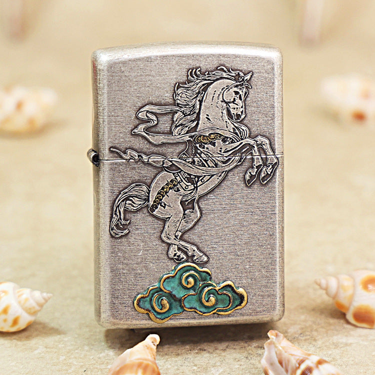 Zippo Vintage Argent Soaring Horse - DS157