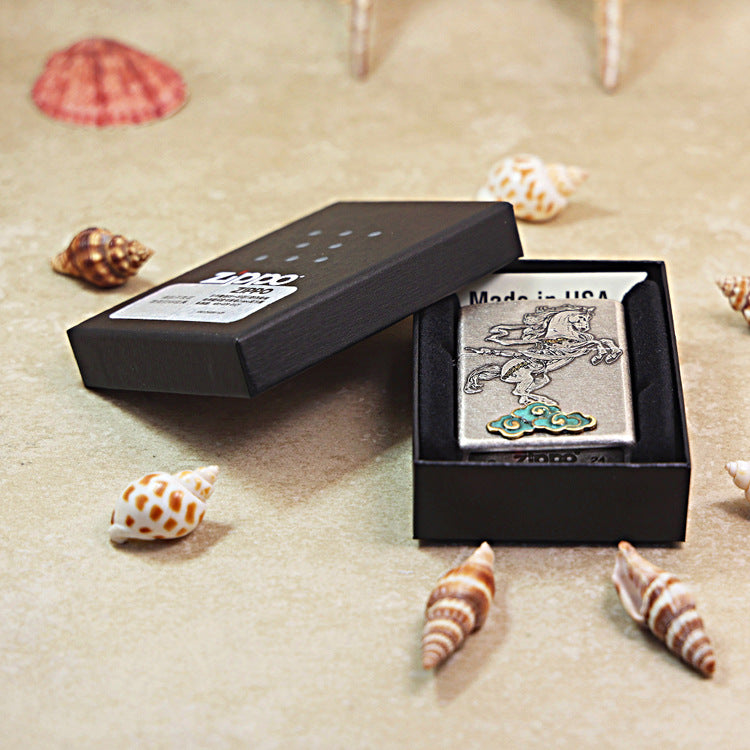 Zippo Vintage Argent Soaring Horse - DS157