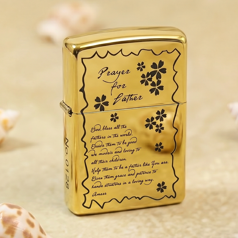 Zippo Armor Brass Father's Day, Limited Edition Father's Love Theme - 169FD