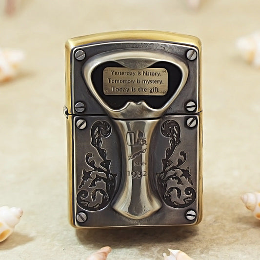 Zippo Bronze Bottle Opener Medallion Today is the Gift - DS179