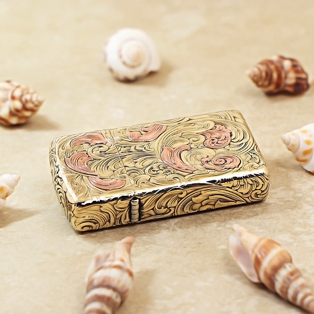 Zippo Bronze Premium 3d-embossed Two-Finish Whirlwind Arabesque - DS169