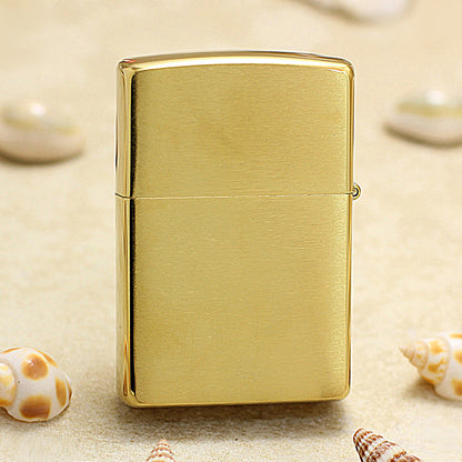 Zippo Textured Gold Tiger and Bamboo Medallion Flame - DS178