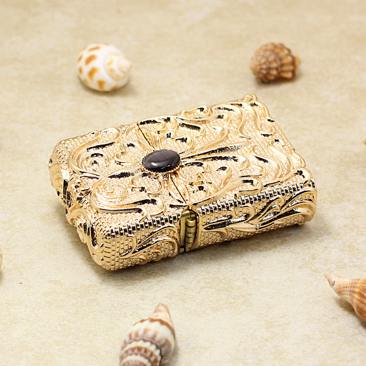 Zippo Gold Case Case Lycoris Radiata Dark Stone - CM68