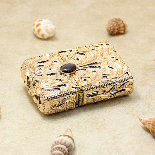 Zippo Gold Case Case Lycoris Radiata Dark Stone - CM68