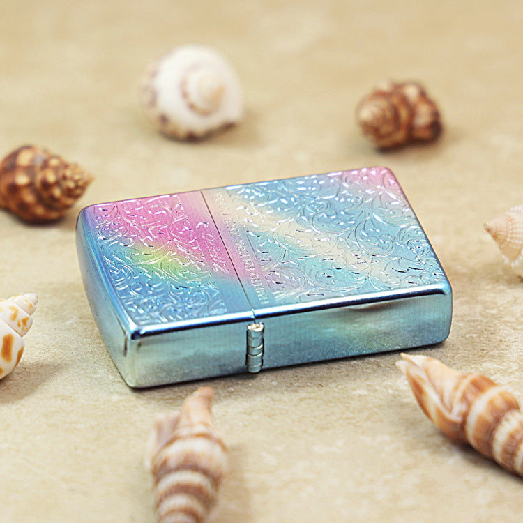 Zippo Limited Version Rainbow Iridescent Arabesque Botanical - DS158