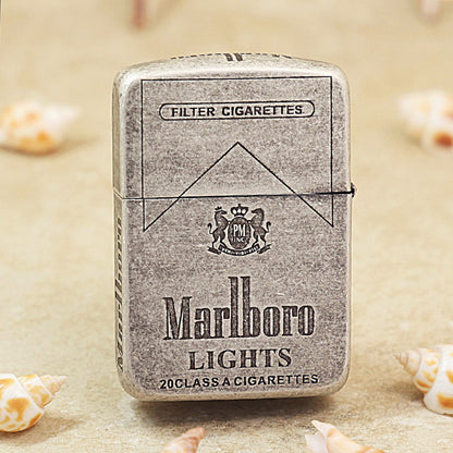 Zippo Marlboro Lights Membership Edition – Antique Silver Finish - MC04