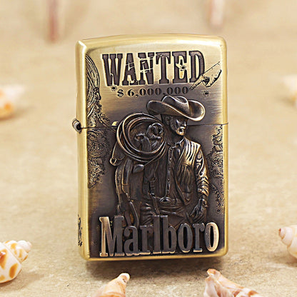 Zippo Marlboro Wanted Poster Lighter - MC08