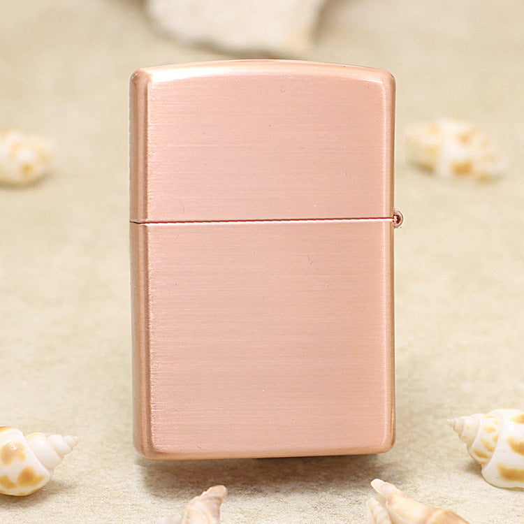 Zippo Rose Gold Teddy Bear for Lover Crystal Heart Medallion Flame - DS175