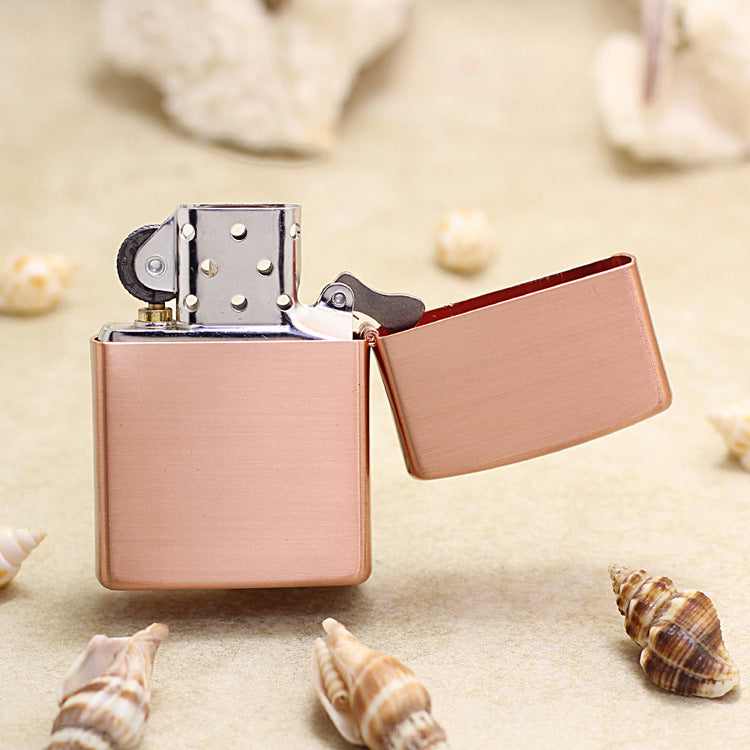 Zippo Rose Gold Teddy Bear for Lover Crystal Heart Medallion Flame - DS175