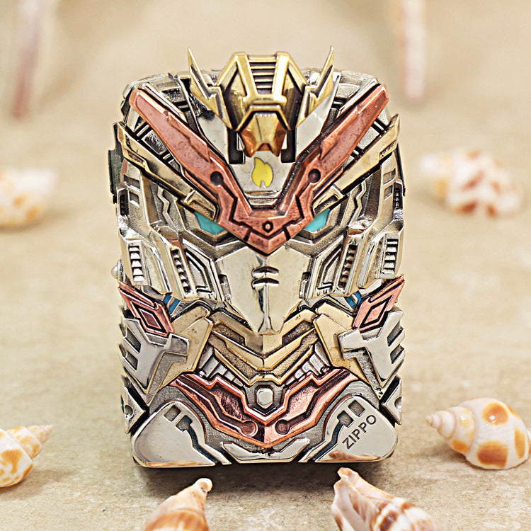 Zippo Satin Steel Thunder Mecha Heavy-duty Case Case - CM59