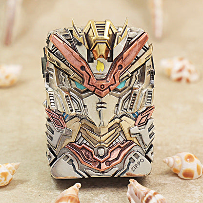 Zippo Satin Steel Thunder Mecha Heavy-duty Case Case - CM59