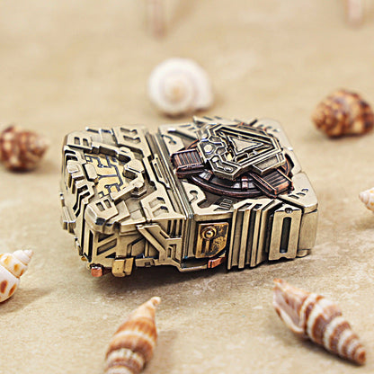 Zippo Satin Steel Thunder Mecha Heavy-duty Case Case - CM59