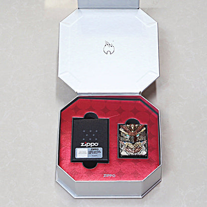 Zippo Satin Steel Thunder Mecha Heavy-duty Case Case - CM59