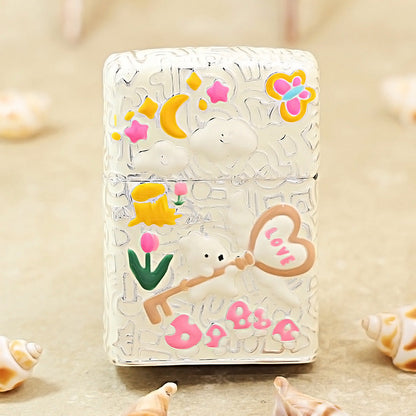 Zippo Argent-Layered Case Case Enjoy Life Bear - CM72