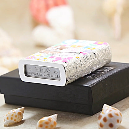 Zippo Argent-Layered Case Case Enjoy Life Bear - CM72
