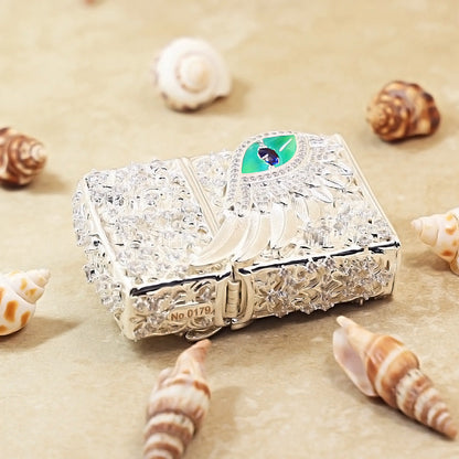 Zippo Argent-Layered Case Jeweled Angel Eye - CM67